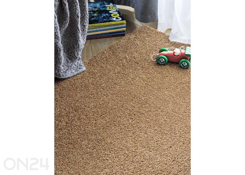 Narma kräsuline tuftingvaip Sweet™ gold ümar Ø 133 cm suurendatud