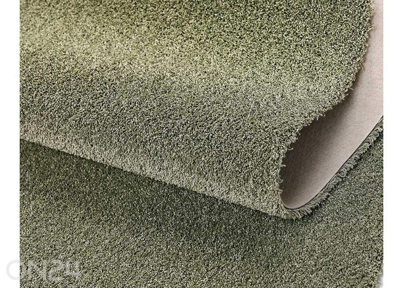 Narma kräsuline tuftingvaip Sweet™ green ümar Ø 133 cm suurendatud