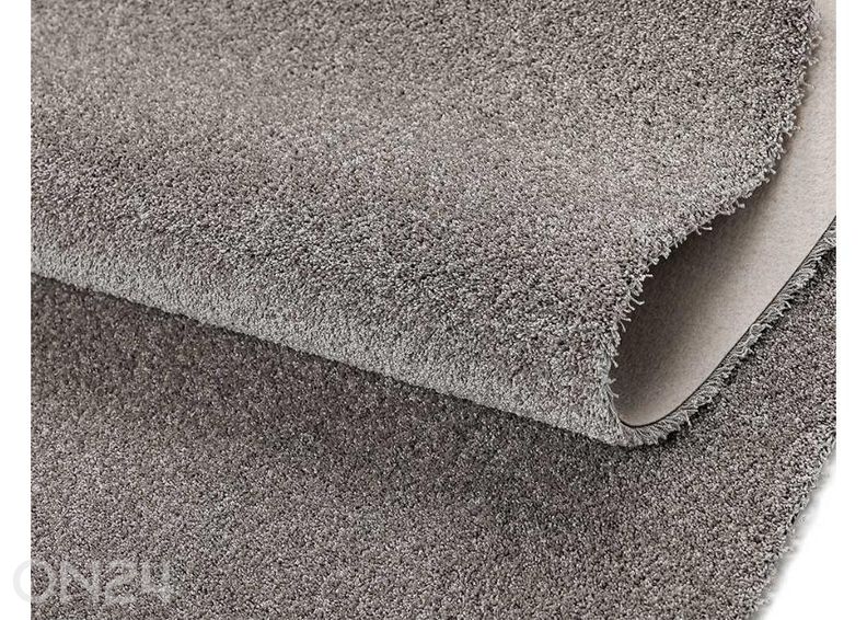 Narma kräsuline tuftingvaip Sweet™ greige ümar Ø 133 cm suurendatud