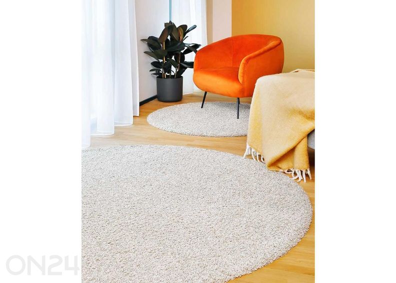Narma kräsuline tuftingvaip Sweet™ salt ümar Ø 133 cm suurendatud