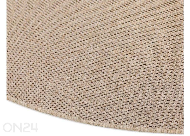 Narma madalsidusvaip Brooklyn™ beige ümar Ø 200 cm suurendatud