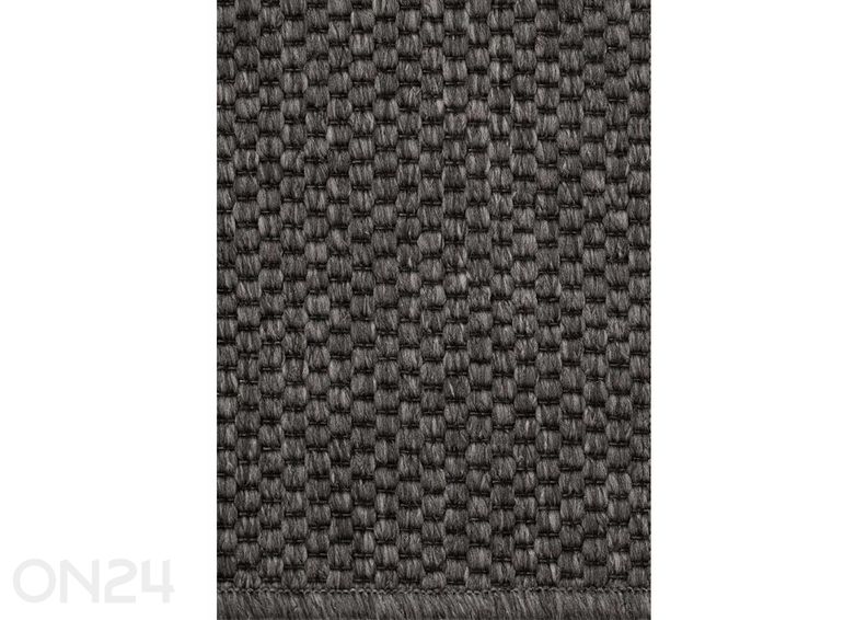 Narma madalsidusvaip Brooklyn™ carbon ümar Ø 160 cm suurendatud