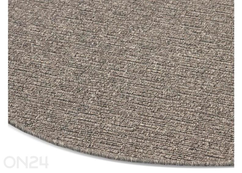Narma madalsidusvaip Tirol™ brown ümar Ø 160 cm suurendatud