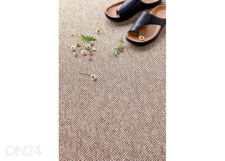 Narma madalsidusvaip Vagabond™ beige ümar Ø 160 cm suurendatud