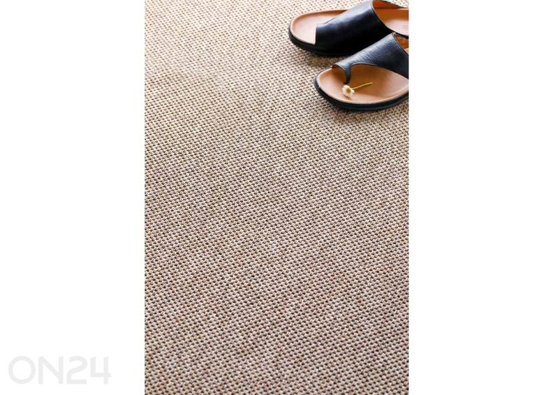 Narma madalsidusvaip Vagabond™ beige ümar Ø 160 cm suurendatud