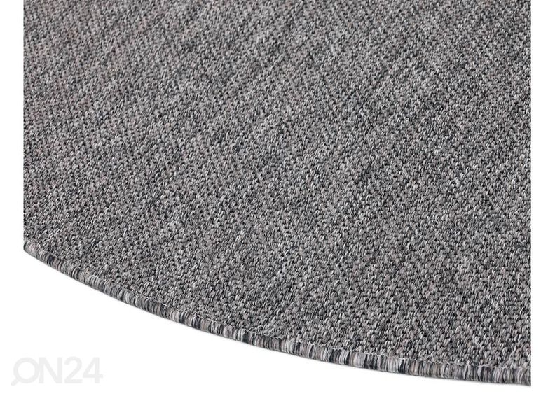 Narma madalsidusvaip Vagabond™ grey ümar Ø 160 cm suurendatud