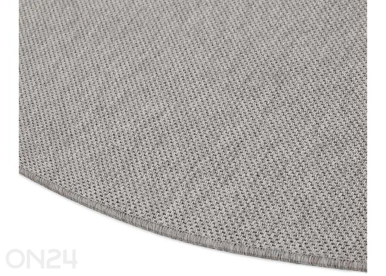 Narma madalsidusvaip Vagabond™ silver ümar Ø 160 cm suurendatud