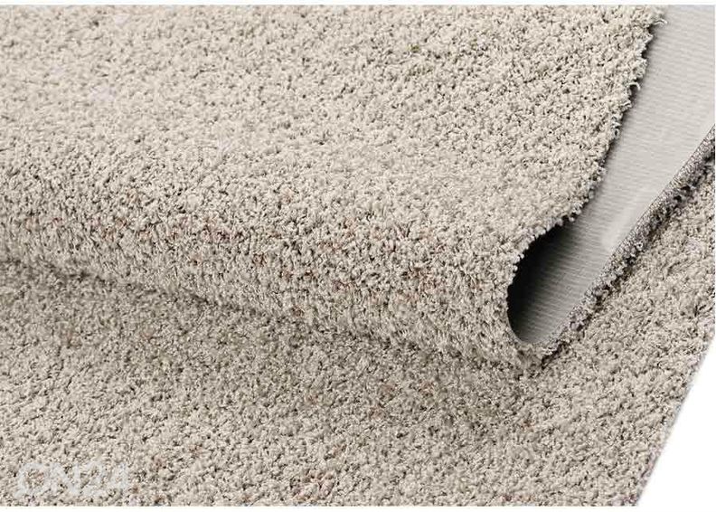 Narma pikakarvaline vaip Spice™ beige ümar Ø 133 cm suurendatud