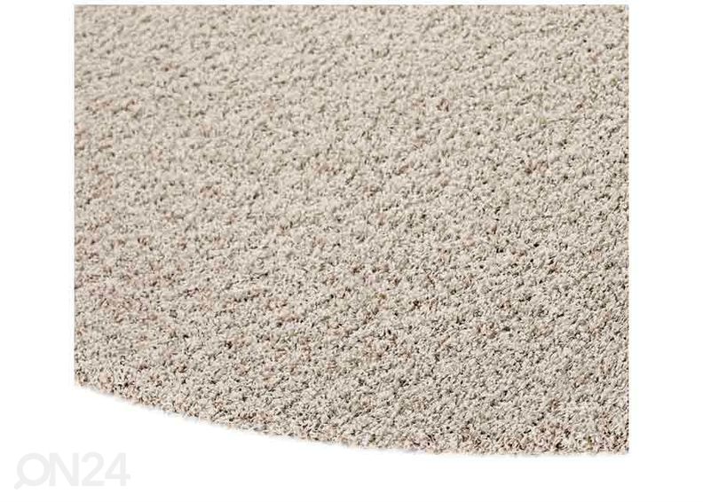 Narma pikakarvaline vaip Spice™ beige ümar Ø 133 cm suurendatud