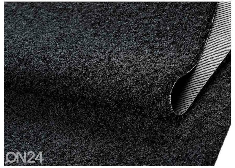 Narma pikakarvaline vaip Spice™ black ümar Ø 133 cm suurendatud