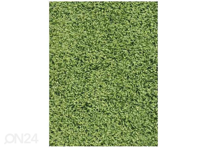 Narma pikakarvaline vaip Spice™ green ümar Ø 133 cm suurendatud