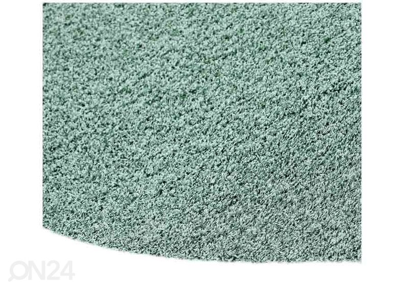 Narma pikakarvaline vaip Spice™ mint ümar Ø 200 cm suurendatud