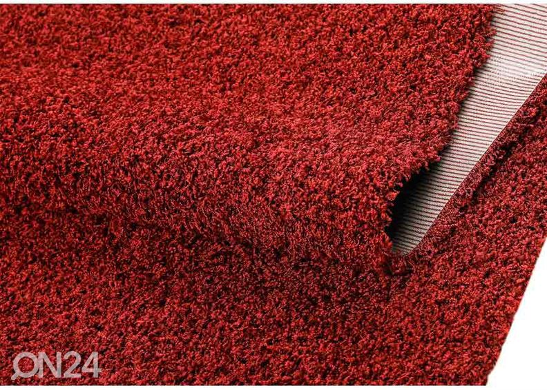 Narma pikakarvaline vaip Spice™ red ümar Ø 200 cm suurendatud