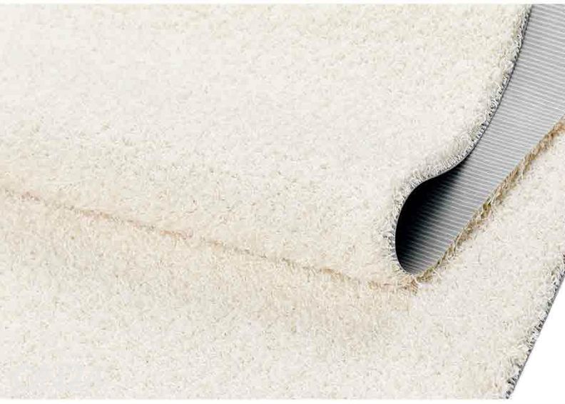 Narma pikakarvaline vaip Spice™ white ümar Ø 133 cm suurendatud