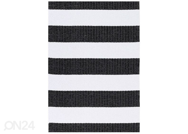 Narma plastikvaip Birkas black-white 70x200 cm suurendatud