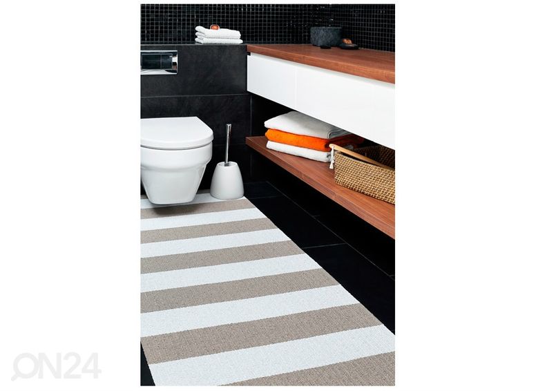 Narma plastikvaip Birkas linen-white 70x250 cm suurendatud