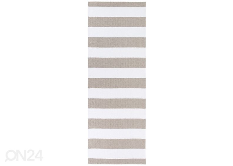 Narma plastikvaip Birkas linen-white 70x250 cm suurendatud
