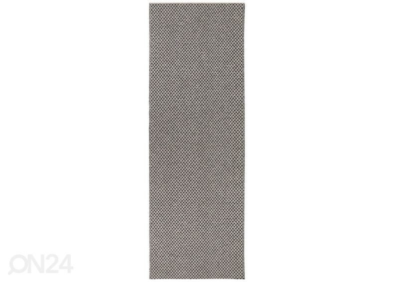 Narma plastikvaip Diby black-cream 70x350 cm suurendatud