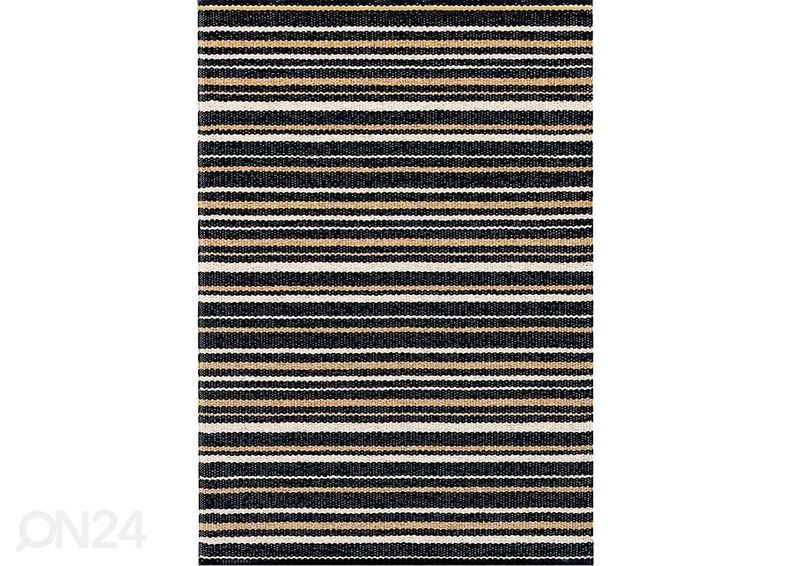 Narma plastikvaip Hullo black-beige 70x100 cm suurendatud