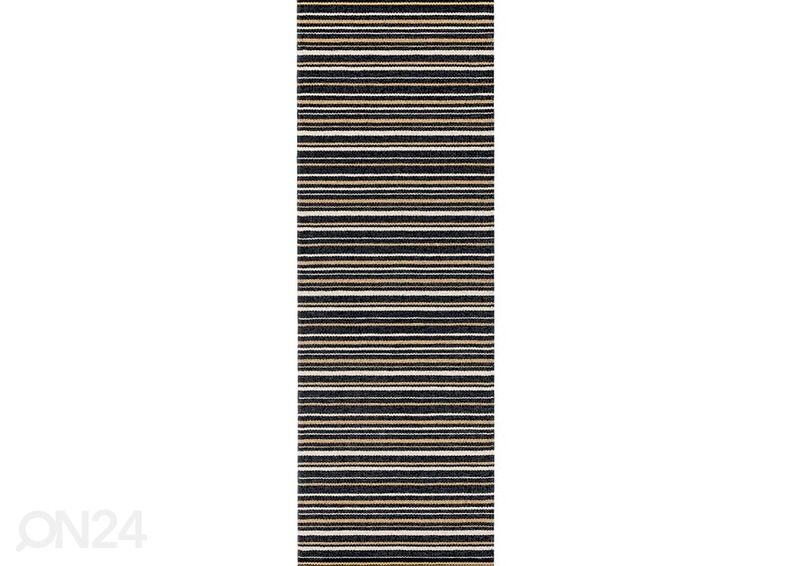 Narma plastikvaip Hullo black-beige 70x100 cm suurendatud