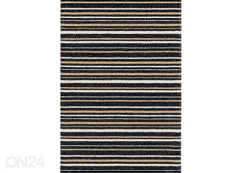 Narma plastikvaip Hullo black-beige 70x200 cm suurendatud