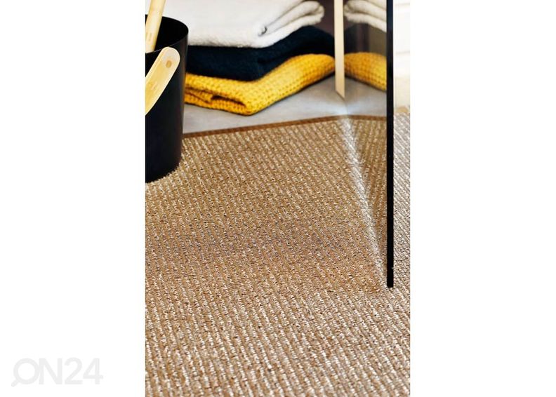 Narma plastikvaip Neve caramel metallic 70x300 cm suurendatud