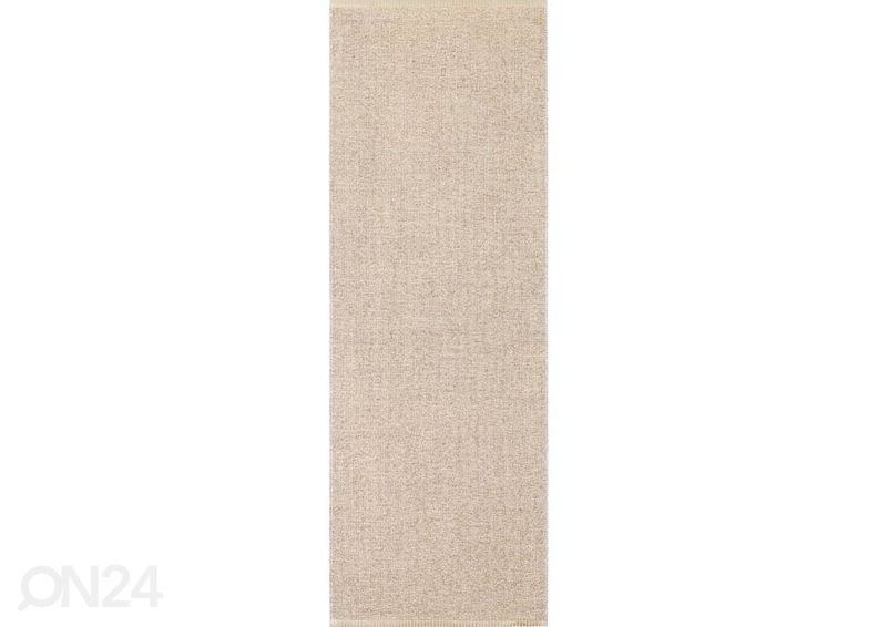 Narma plastikvaip Neve cream metallic 70x250 cm suurendatud