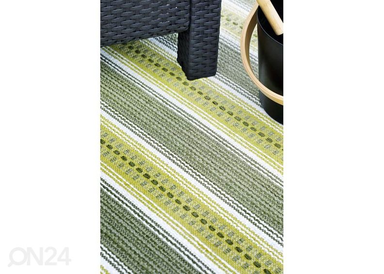 Narma plastikvaip Runö olive 70x250 cm suurendatud