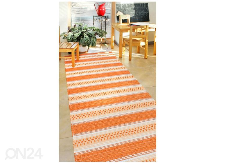 Narma plastikvaip Runö orange 130x190 cm suurendatud