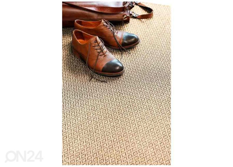 Narma silesidusvaip Bello™ beige ümar Ø 160 cm suurendatud