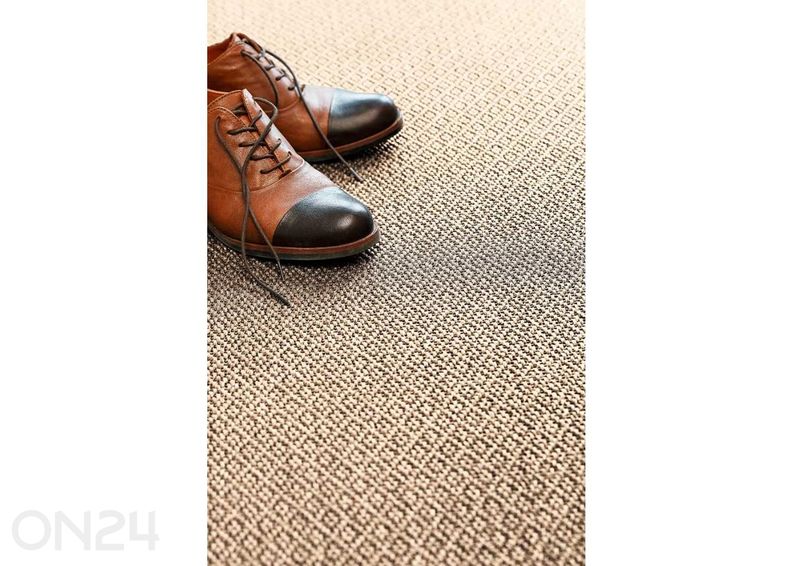 Narma silesidusvaip Bello™ beige ümar Ø 160 cm suurendatud