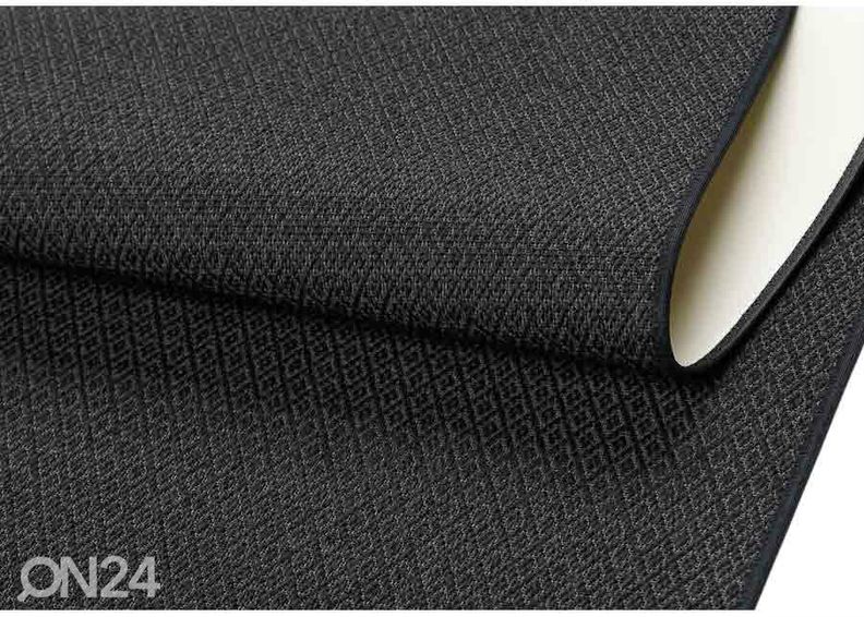 Narma silesidusvaip Bello™ black ümar Ø 200 cm suurendatud