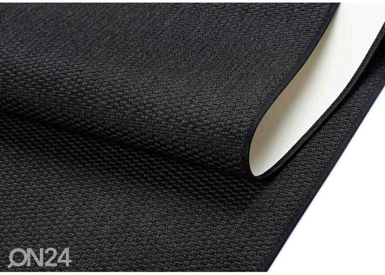 Narma silesidusvaip Bono™ black ümar Ø 160 cm suurendatud