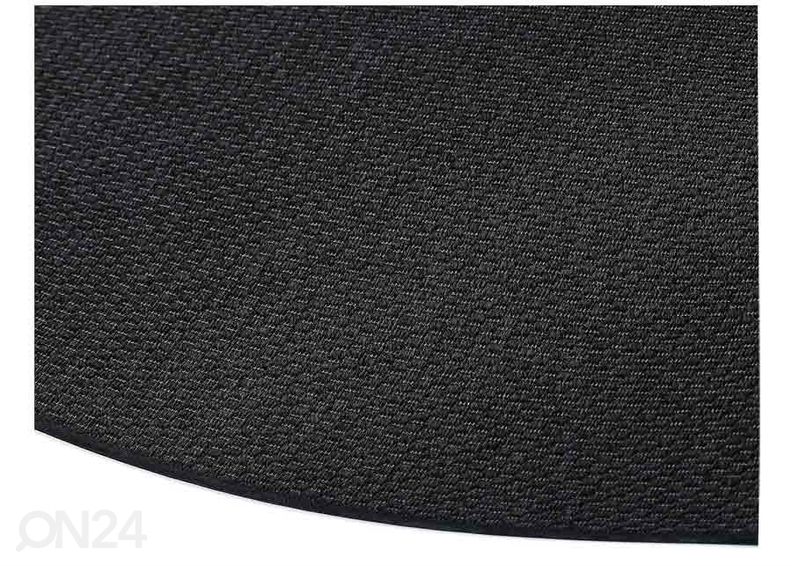 Narma silesidusvaip Bono™ black ümar Ø 200 cm suurendatud