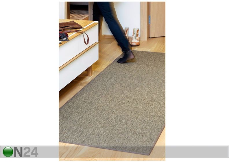 Narma silesidusvaip Bono brown 80x150 cm suurendatud