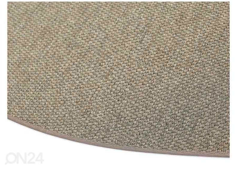 Narma silesidusvaip Bono™ brown ümar Ø 160 cm suurendatud