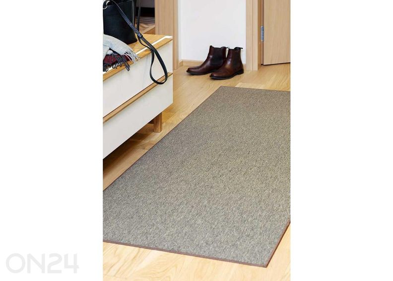 Narma silesidusvaip Bono™ brown ümar Ø 160 cm suurendatud