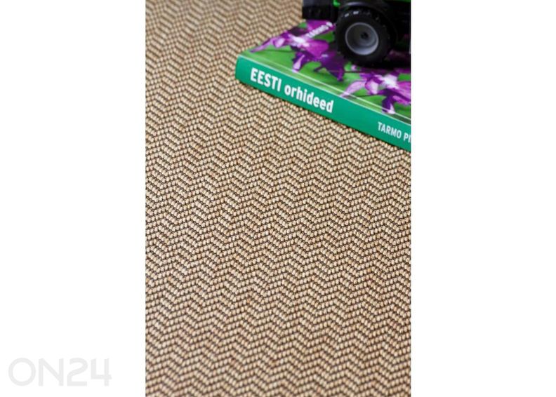 Narma silesidusvaip Bravo™ beige ümar Ø 160 cm suurendatud