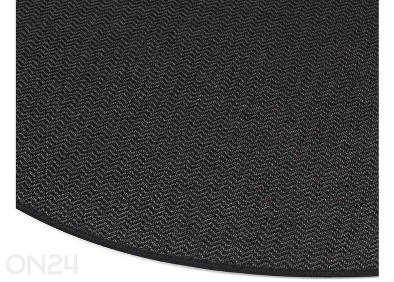 Narma silesidusvaip Bravo™ black ümar Ø 160 cm suurendatud