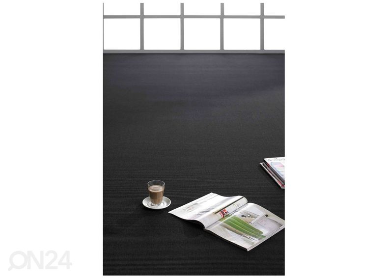 Narma silesidusvaip Credo™ black 80x350 cm suurendatud