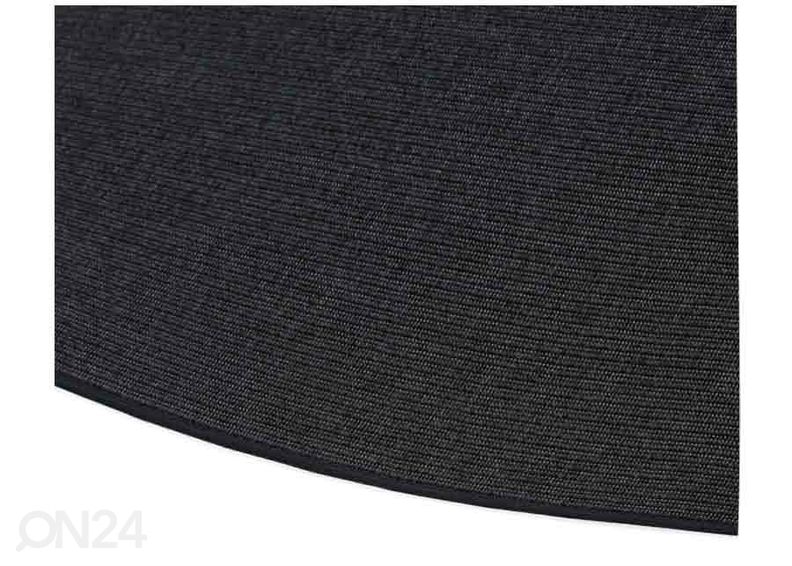 Narma silesidusvaip Credo™ black ümar Ø 160 cm suurendatud