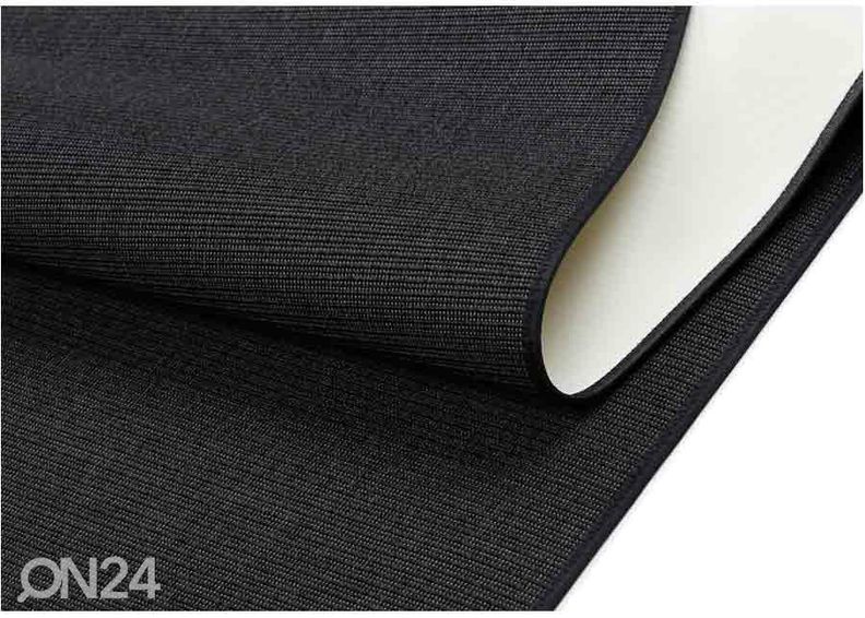 Narma silesidusvaip Credo™ black ümar Ø 160 cm suurendatud