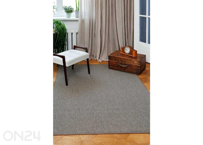 Narma silesidusvaip Credo™ brown ümar Ø 200 cm suurendatud