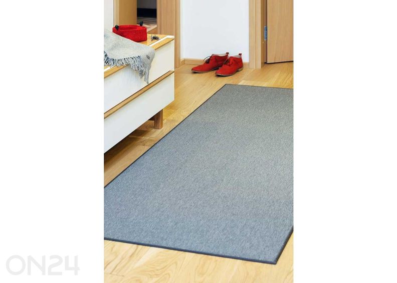 Narma silesidusvaip Credo™ grey ümar Ø 200 cm suurendatud