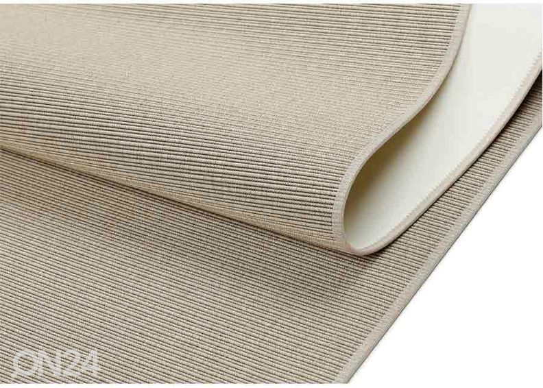 Narma silesidusvaip Credo™ sand ümar Ø 160 cm suurendatud