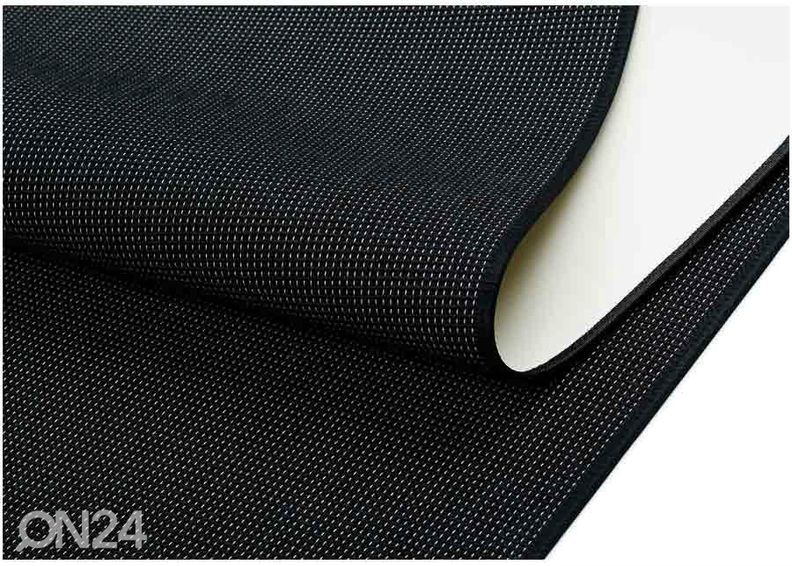 Narma silesidusvaip Limo™ black ümar Ø 160 cm suurendatud