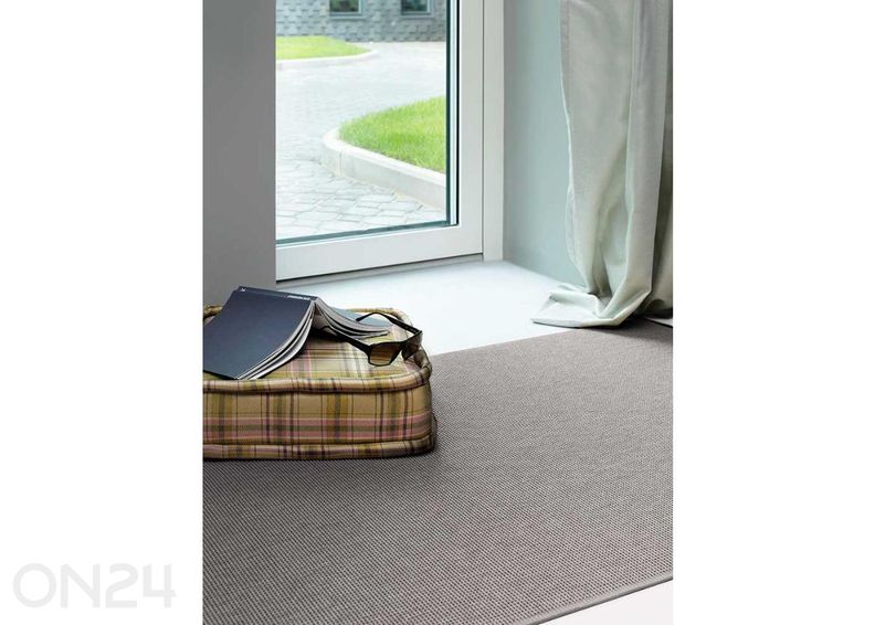 Narma silesidusvaip Limo™ linen ümar Ø 160 cm suurendatud