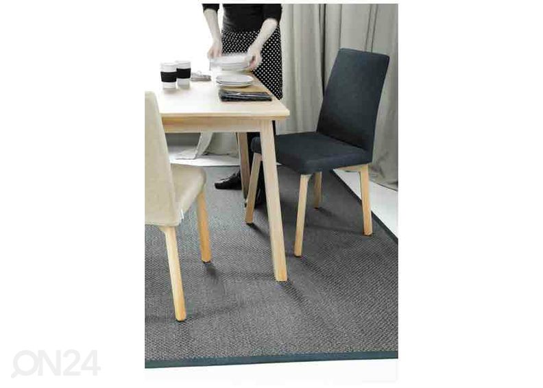 Narma sisalvaip Dragon anthracite 160x240 cm suurendatud