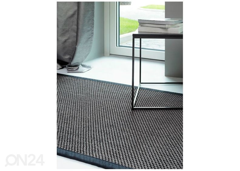Narma sisalvaip Dragon anthracite 80x250 cm suurendatud
