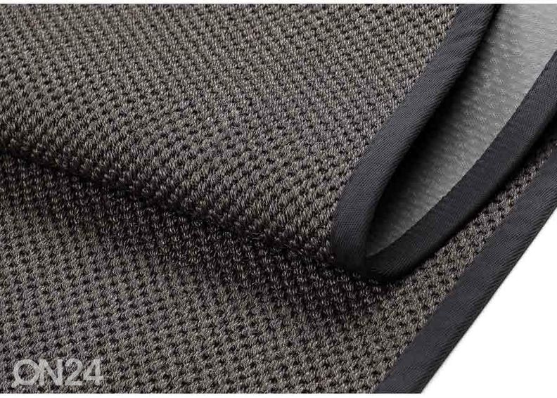 Narma sisalvaip Dragon™ anthracite ümar Ø 160 cm suurendatud